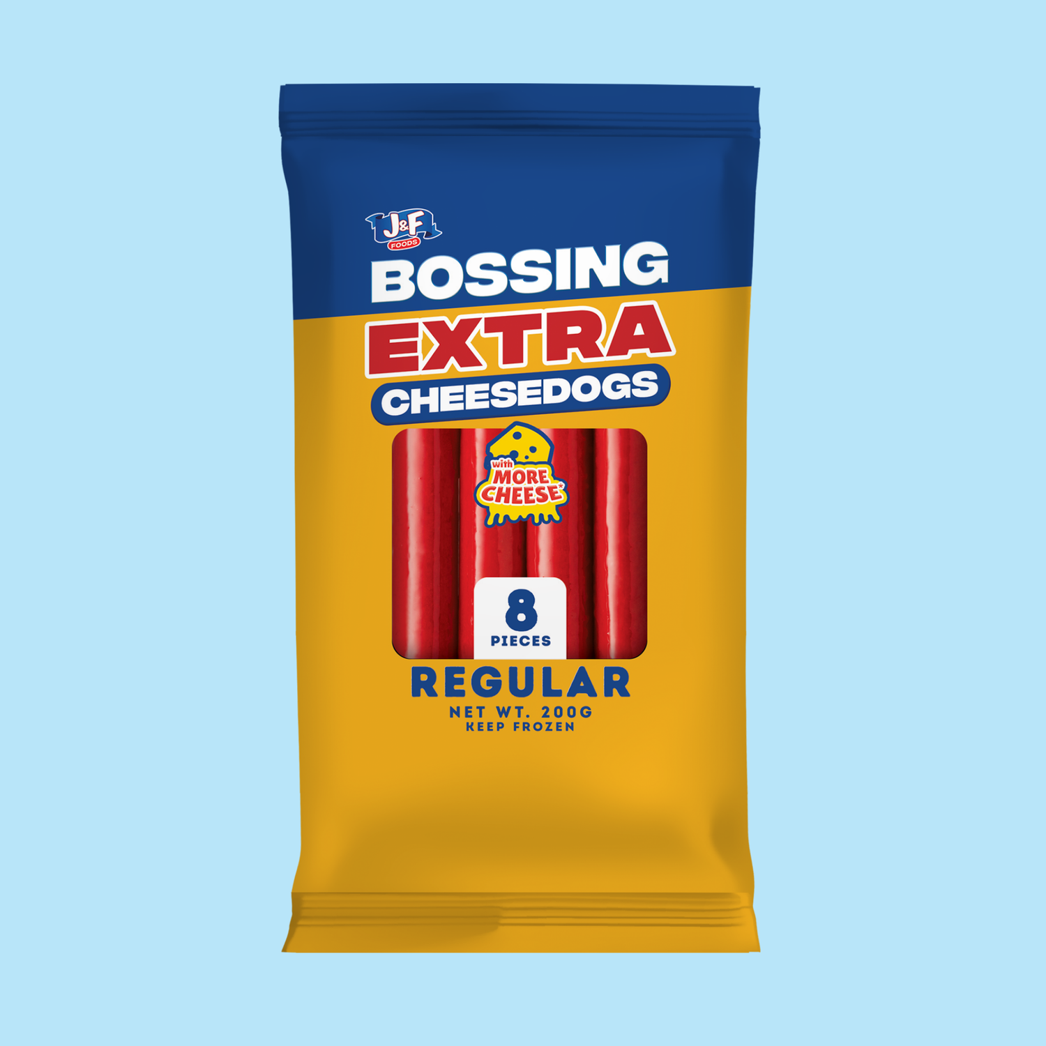 Bossing Extra Cheesedogs Regular - J&F Foods