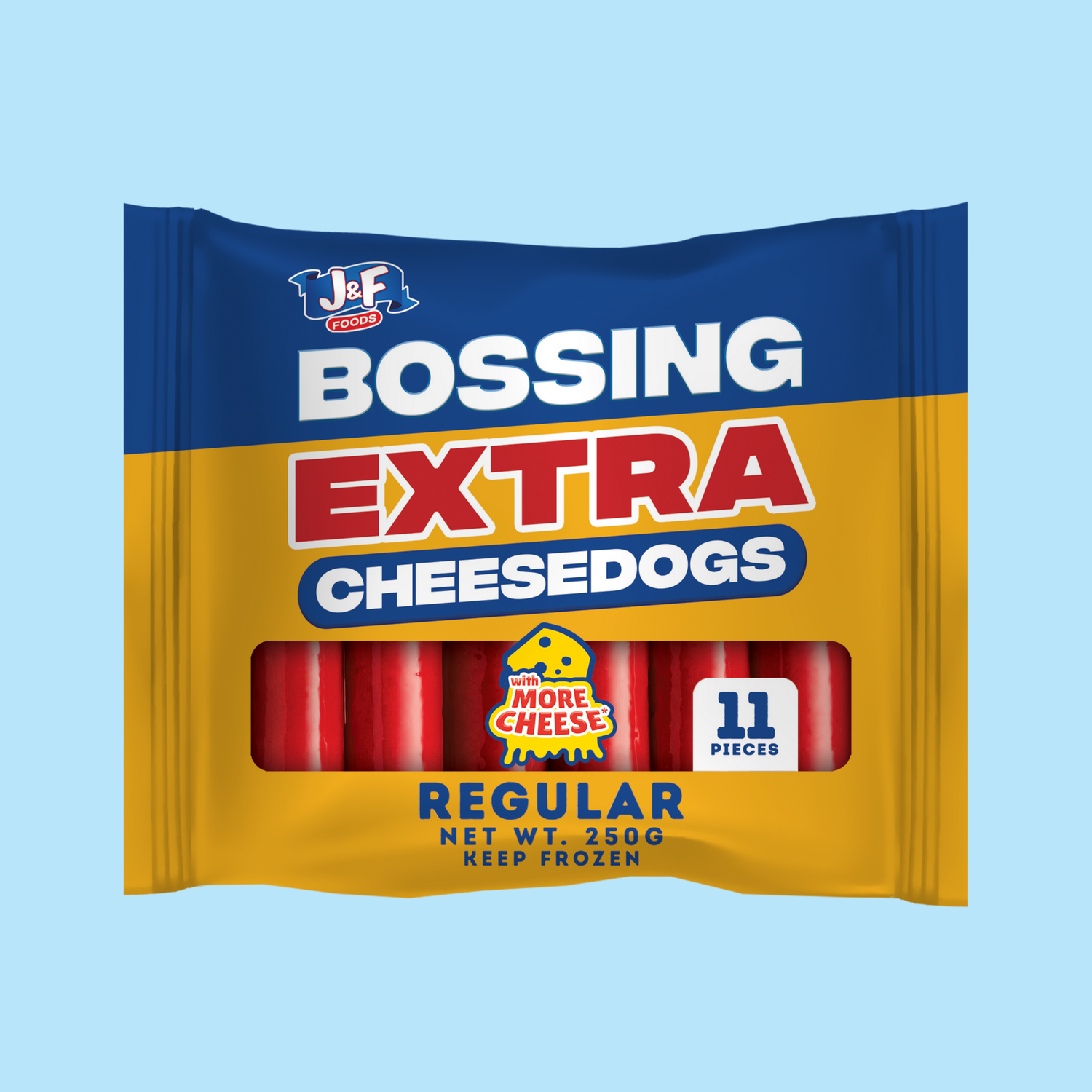 Bossing Extra Cheesedogs Regular - J&F Foods