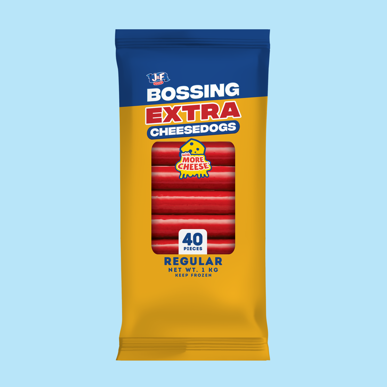 Bossing Extra Cheesedogs Regular - J&F Foods