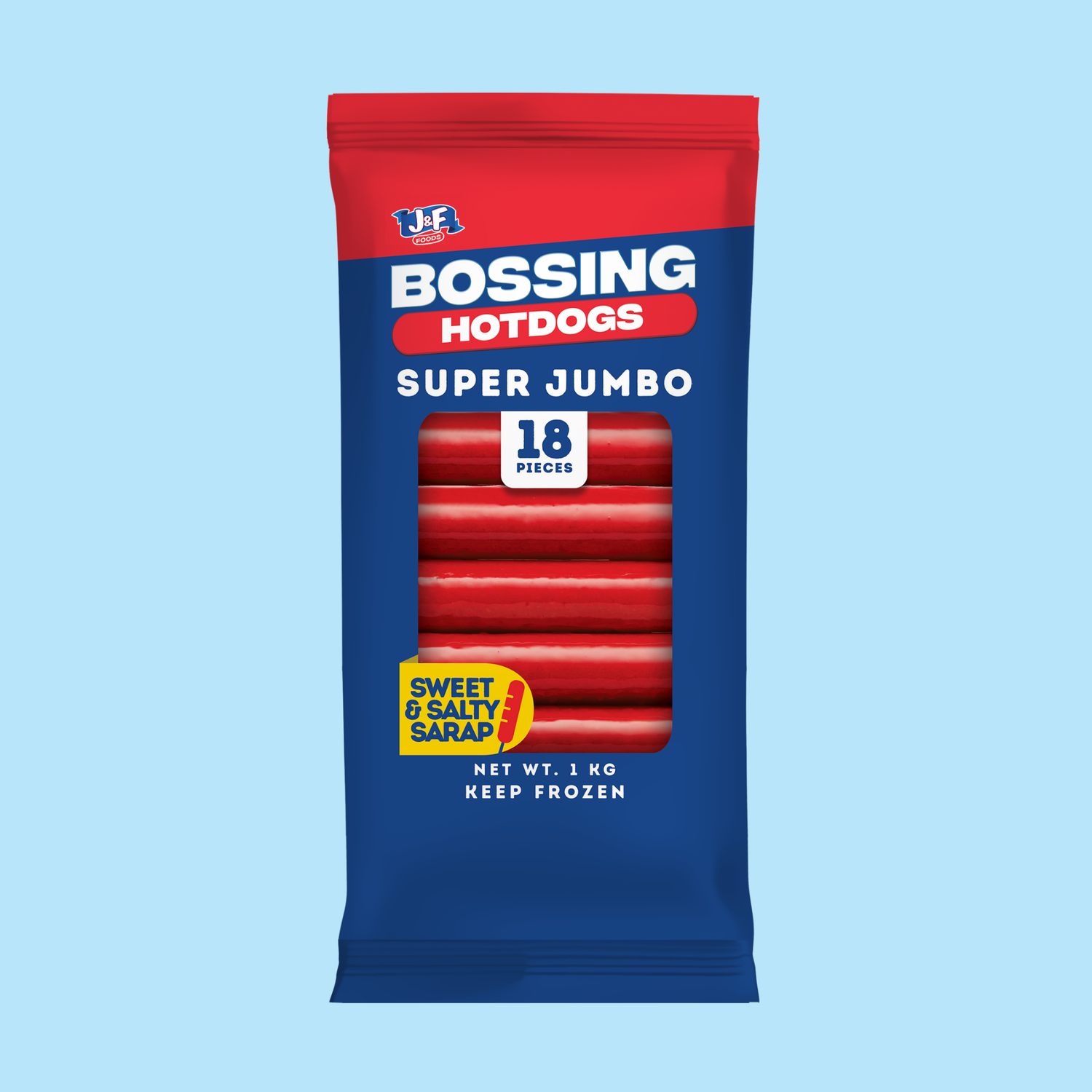 Bossing Hotdogs Super Jumbo - J&F Foods