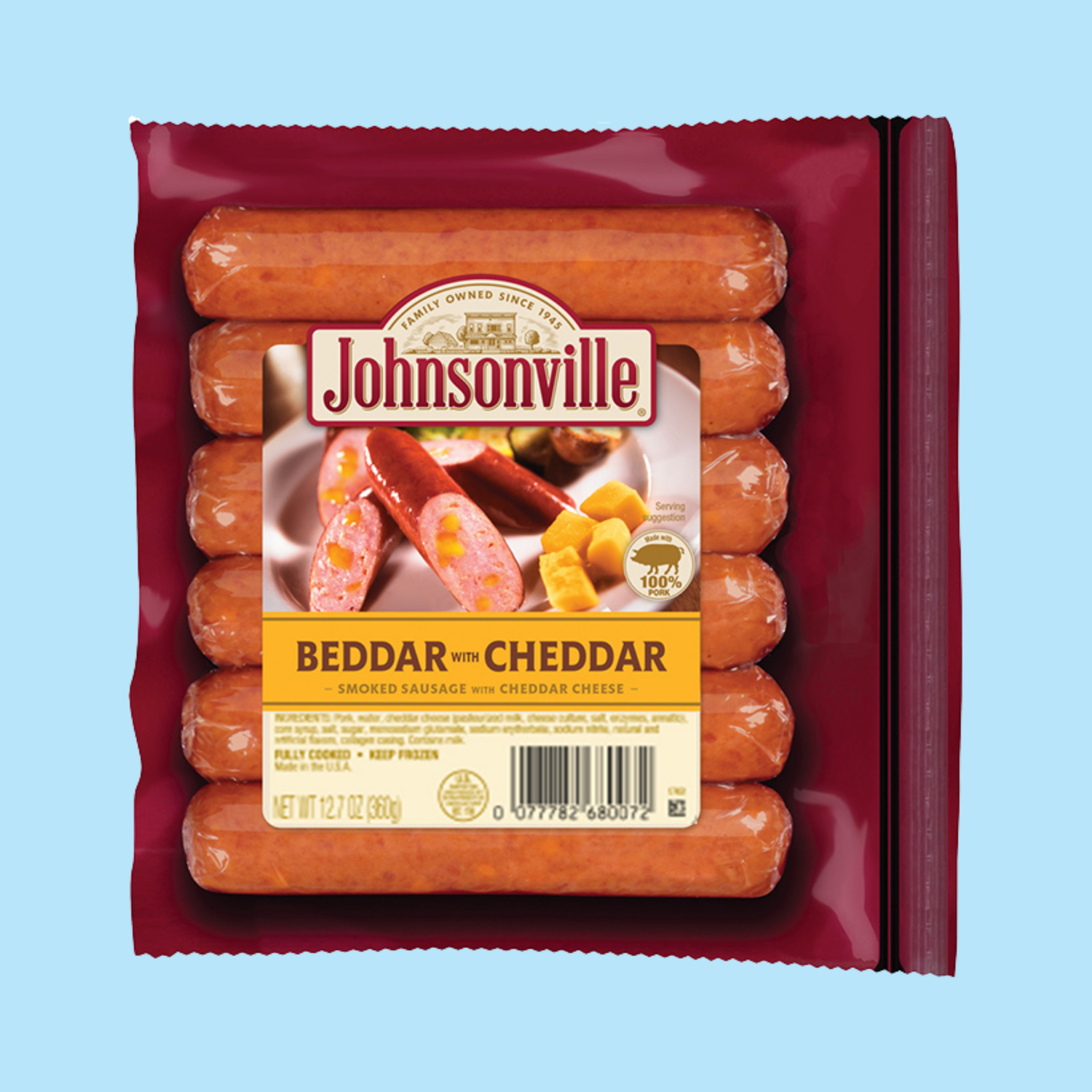 Johnsonville Beddar with Cheddar Sausage - J&F Foods