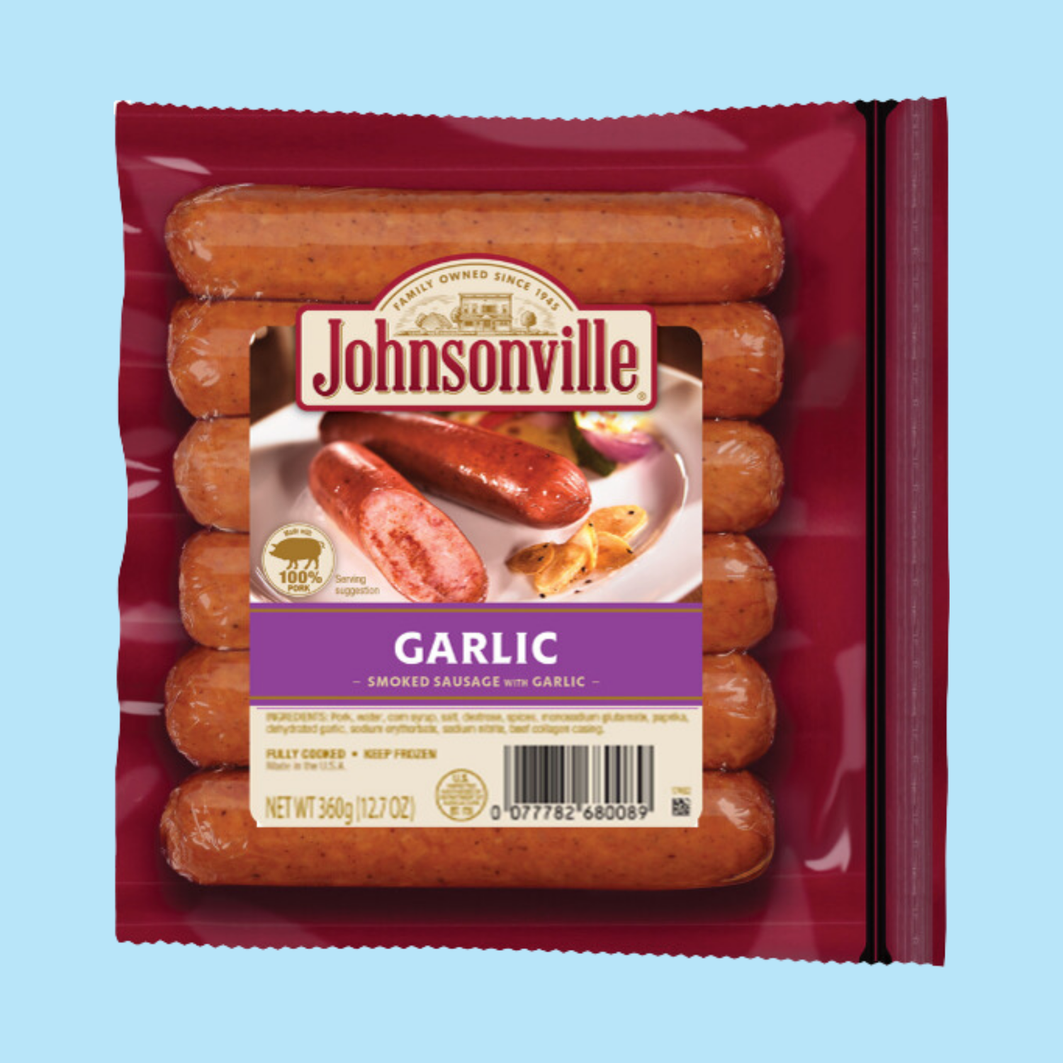 Johnsonville Garlic Sausage - J&F Foods