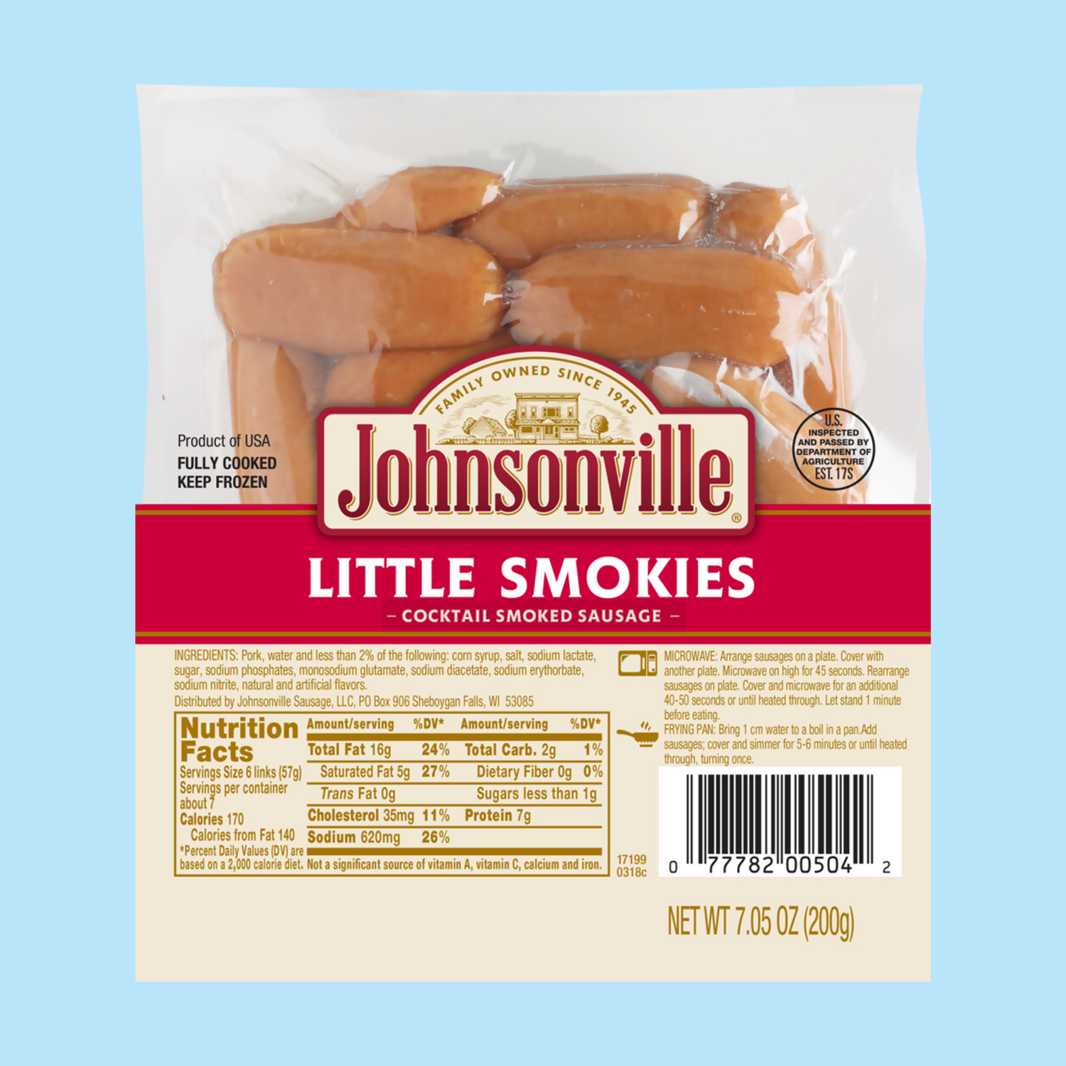 Johnsonville Little Smokies Cocktail Smoked Sausage - J&F Foods