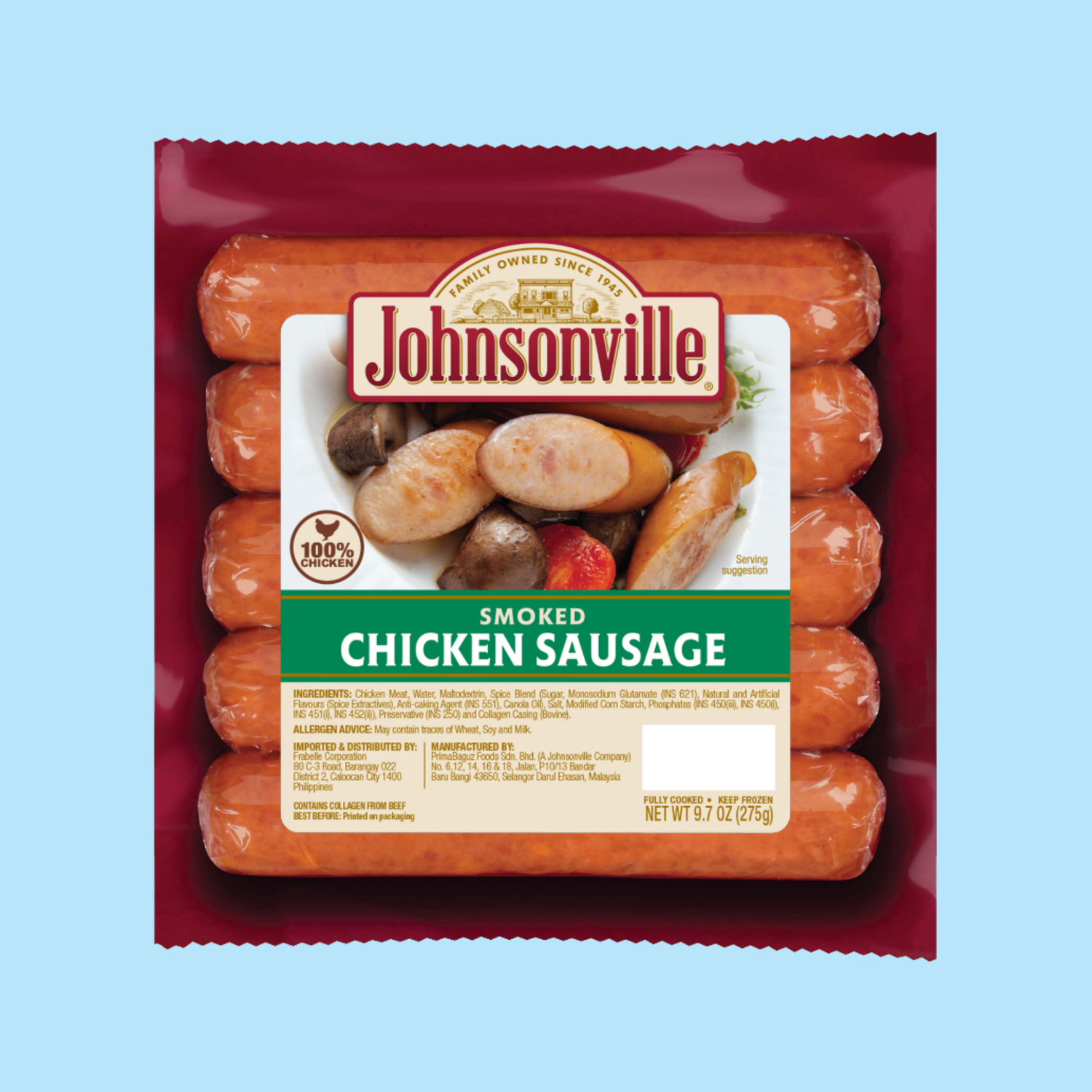 Johnsonville Smoked Chicken Sausage - J&F Foods