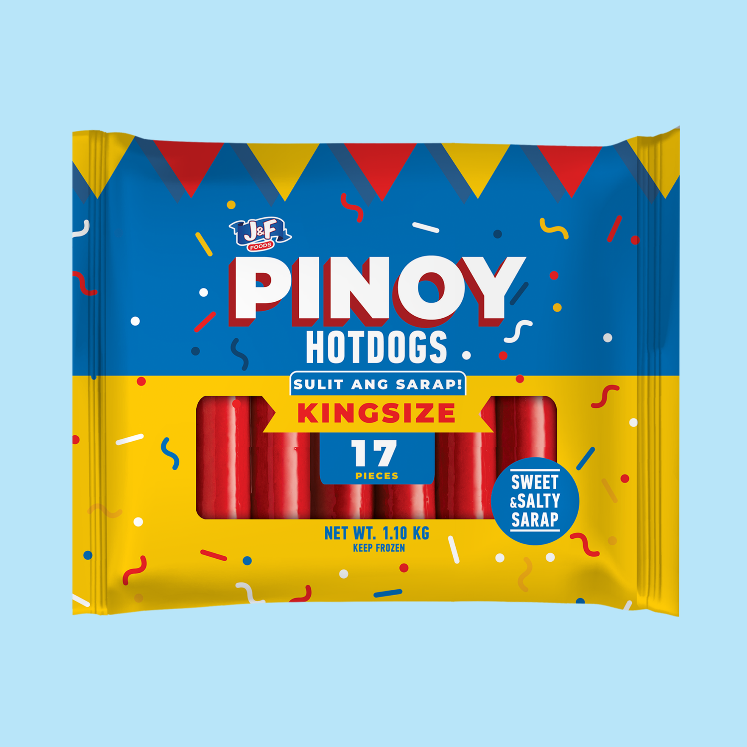 Pinoy Hotdogs Kingsize - J&F Foods