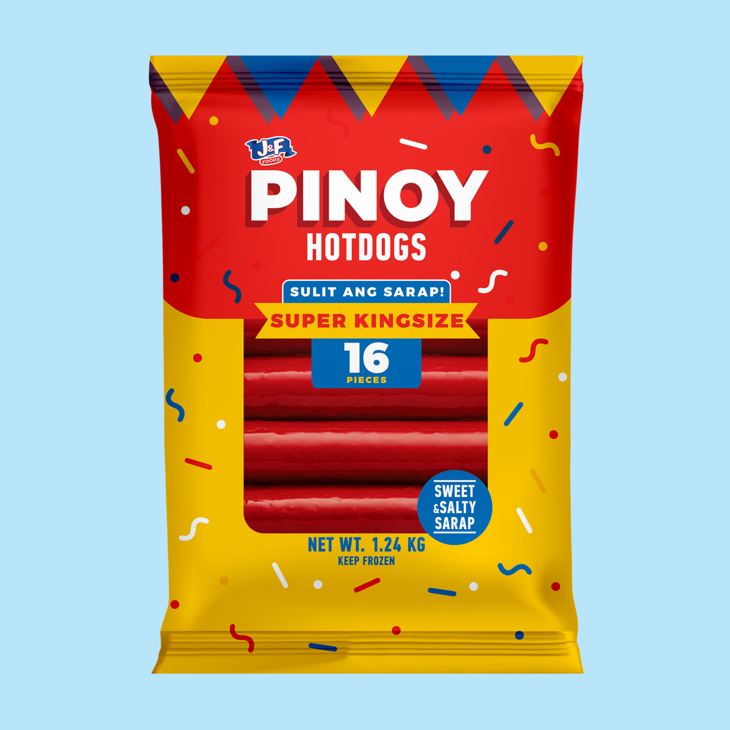 Pinoy Hotdogs Super Kingsize - J&F Foods