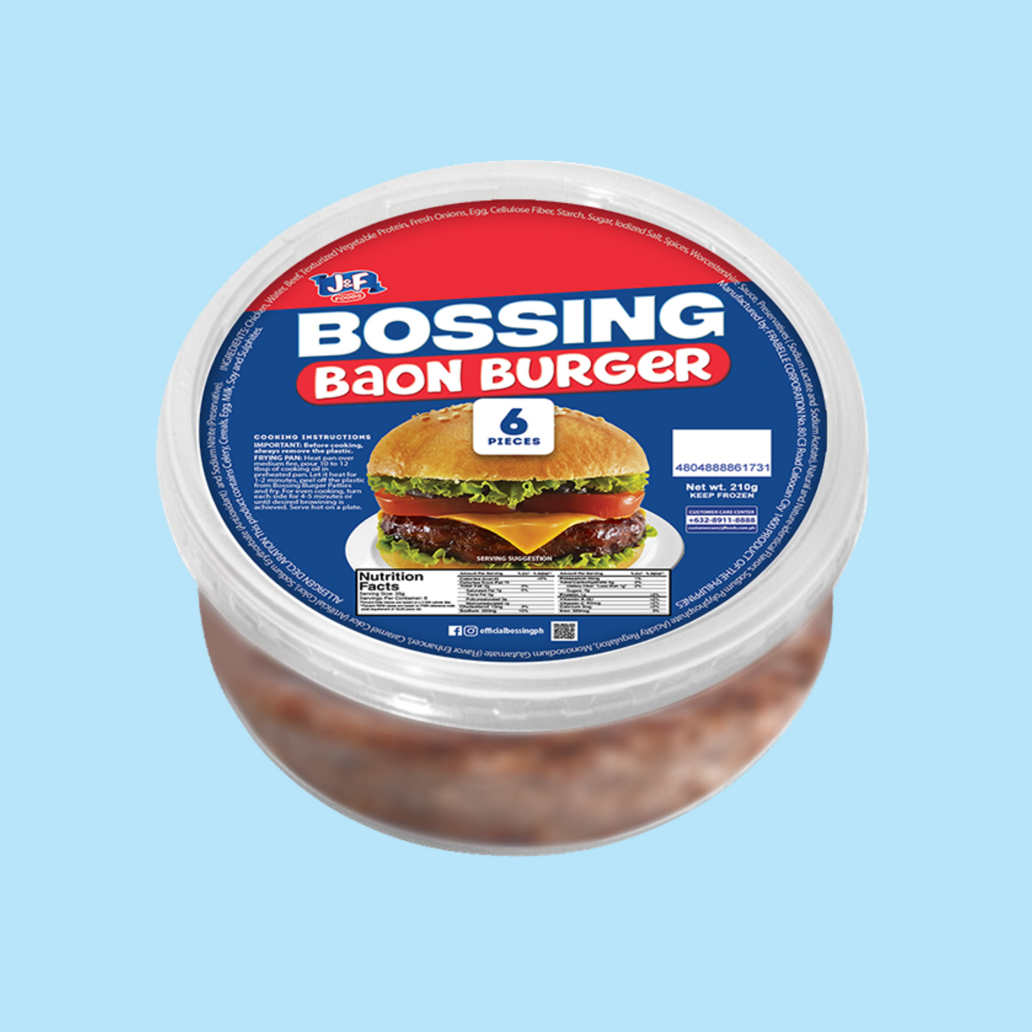 Bossing Baon Burger - J&F Foods