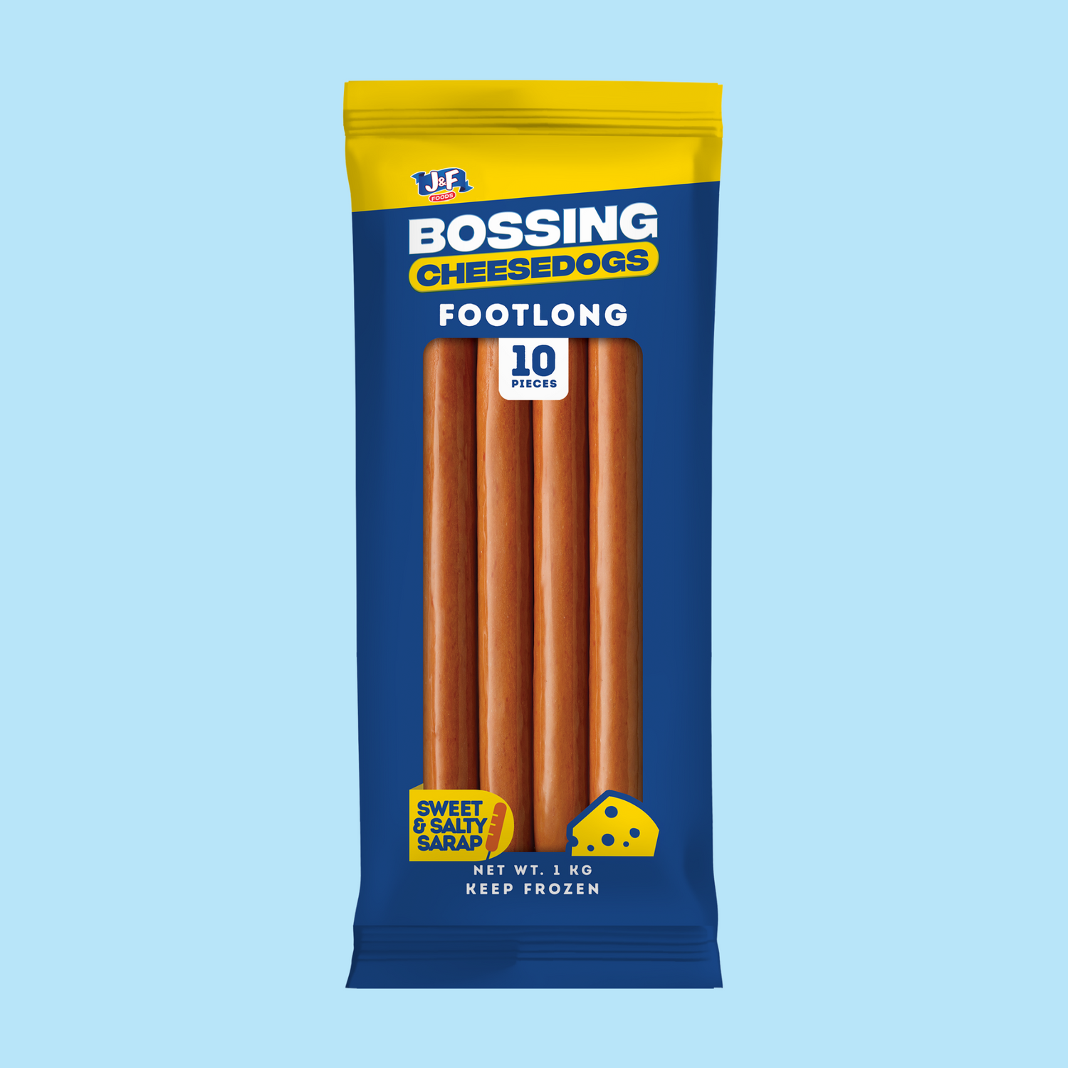 Bossing Cheesedogs Footlong - J&F Foods
