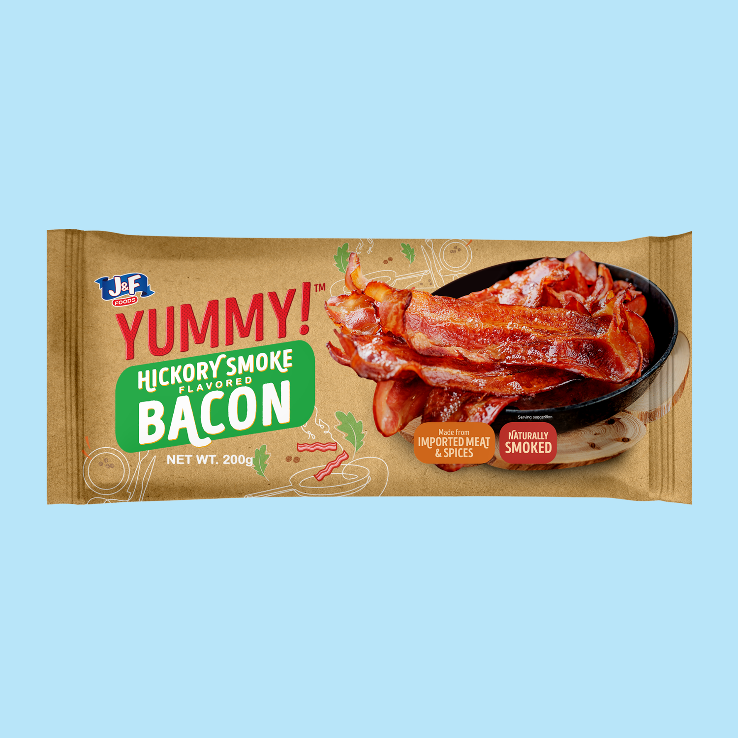 Yummy! Hickory Smoke Bacon - J&F Foods