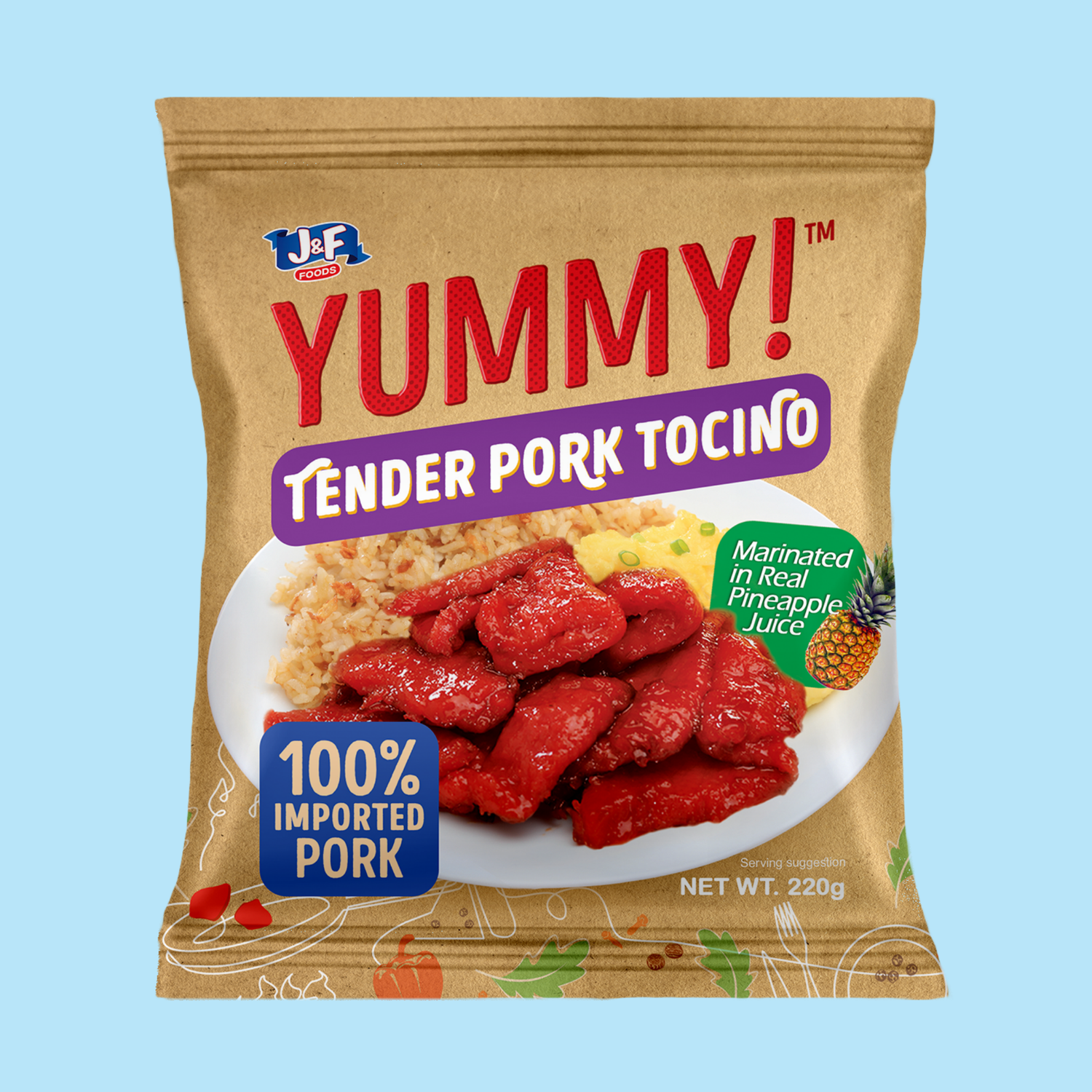 Yummy! Tender Pork Tocino - J&F Foods